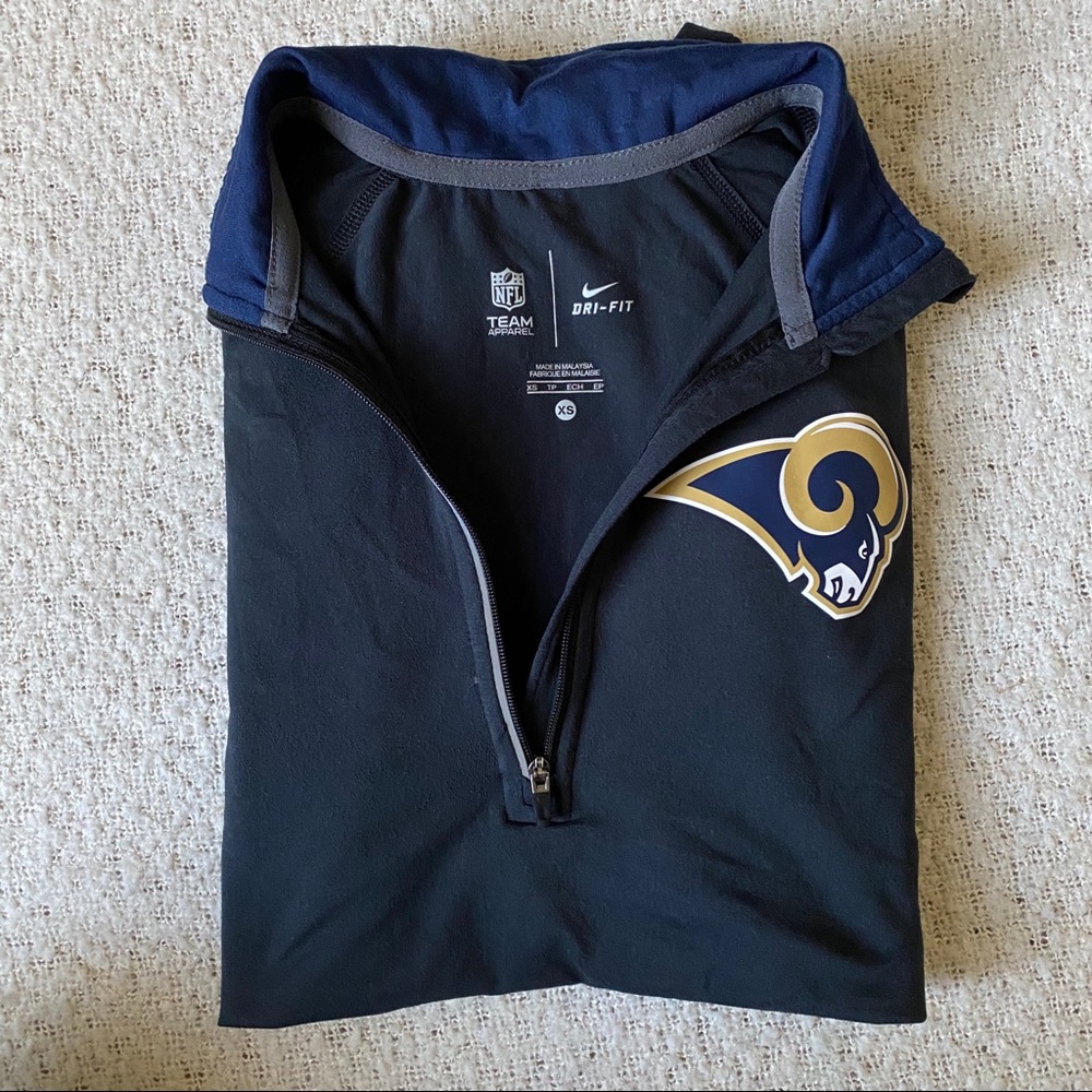 NFL Rams Nike Quarterzip